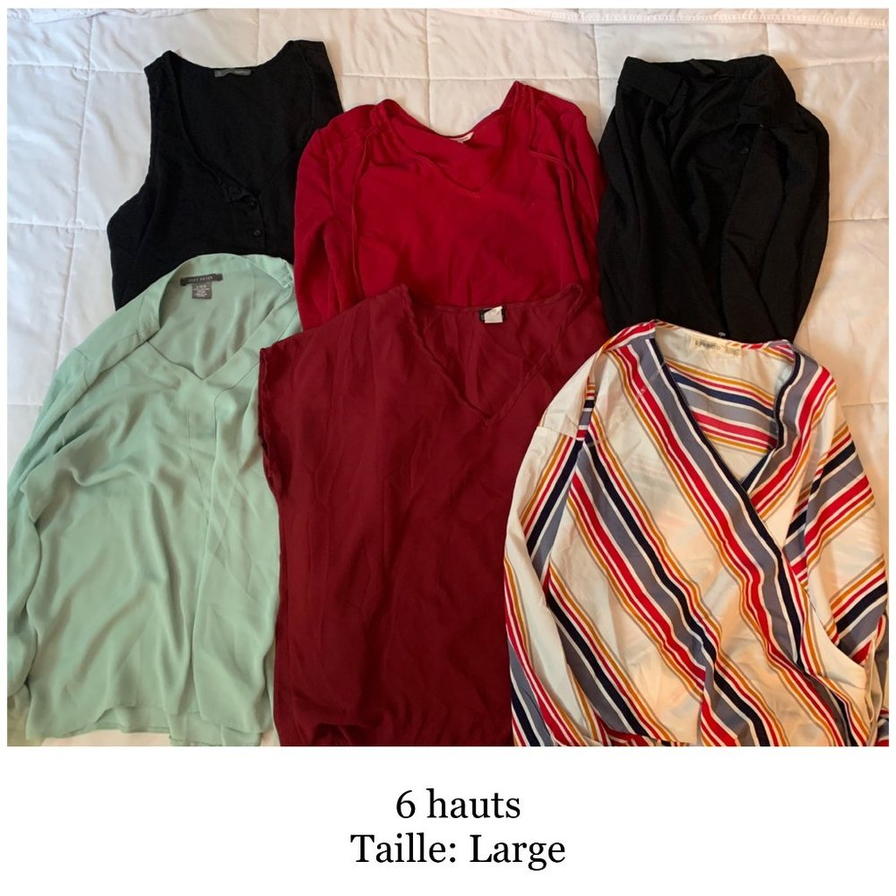 6 blouses (large)